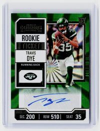 2023 Panini Contenders Rookie Ticket Autograph #262 Travis Dye - front
