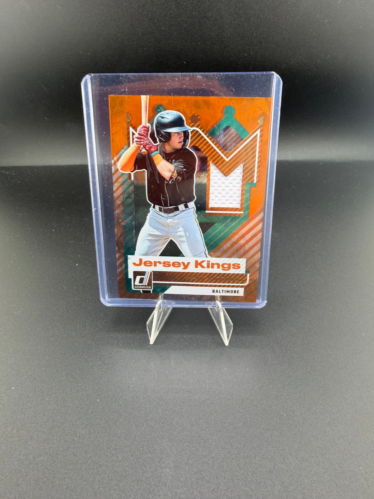 2025 Panini Donruss Jersey Kings Griff O'Ferrall Relic #JK-GO Baltimore Orioles - front