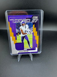 2025 Panini Score Zoned In Jordan Addison Memorabilia #ZON-JAN - front