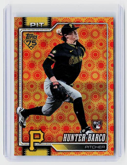 2026 Topps Series Two Hunter Barco Pittsburgh Pirates RC #398 - front