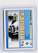 2025 Panini Donruss Optic Rated Rookie Devin Neal #282 New Orleans Saints - back