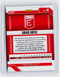 2026 Panini Donruss Elite Baseball David Ortiz Aspirations #41 /499 - back