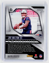 2024 Panini Prizm Football Joe Milton III RC Green Ice Prizm #354 - back