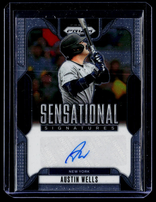 2025 Panini Prizm Baseball Sensational Signatures Austin Wells Auto #SS-AW - front