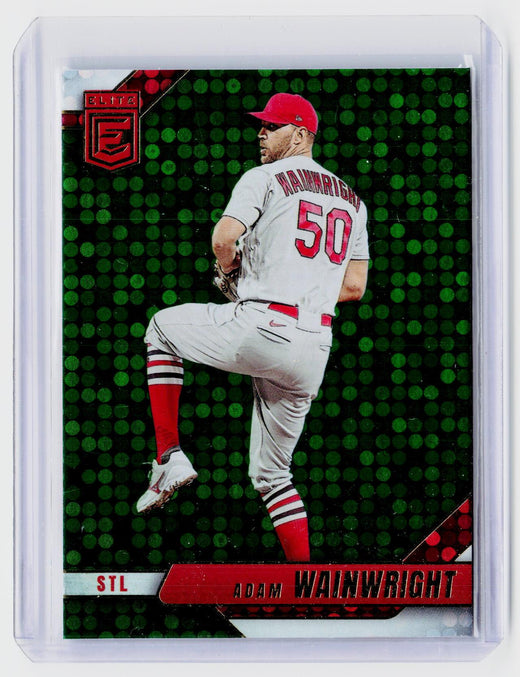 2026 Panini Donruss Elite Baseball Adam Wainwright #60 Green St. Louis Cardinals - front