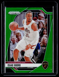 2024-25 Panini Prizm Basketball Isaac Okoro Green Pulsar Prizm #163 - front