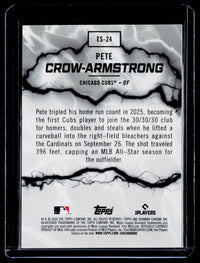 2026 Topps Bowman Chrome Electric Sluggers Pete Crow-Armstrong ES-24 - back