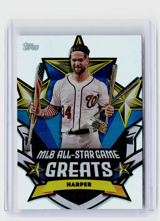 2025 Topps MLB All-Star Game Greats Bryce Harper ASGG-42 Washington Nationals - front