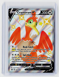 2021 Pokémon Sword & Shield Cramorant V SWSH086 Black Star Promo - front