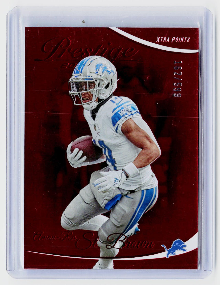 2023 Panini Prestige Xtra Points Amon-Ra St. Brown #99 /599 - front