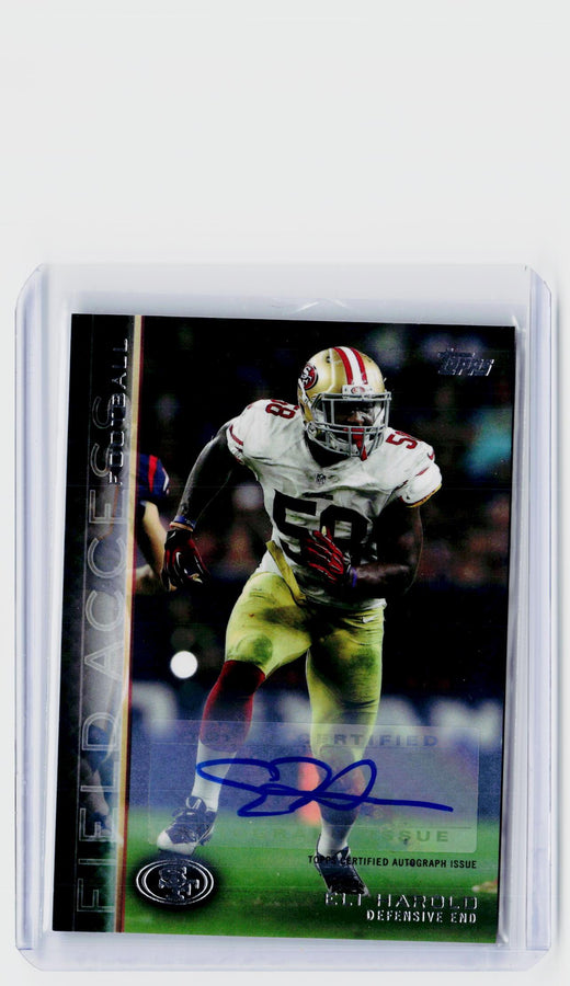 2015 Topps Field Access #9 Eli Harold Rookie Autograph - front