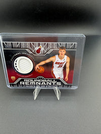 2025 Topps Roundball Remnants Kasparas Jakucionis Miami Heat Rookie Player-Worn Memorabilia Card RRR-KJ - front