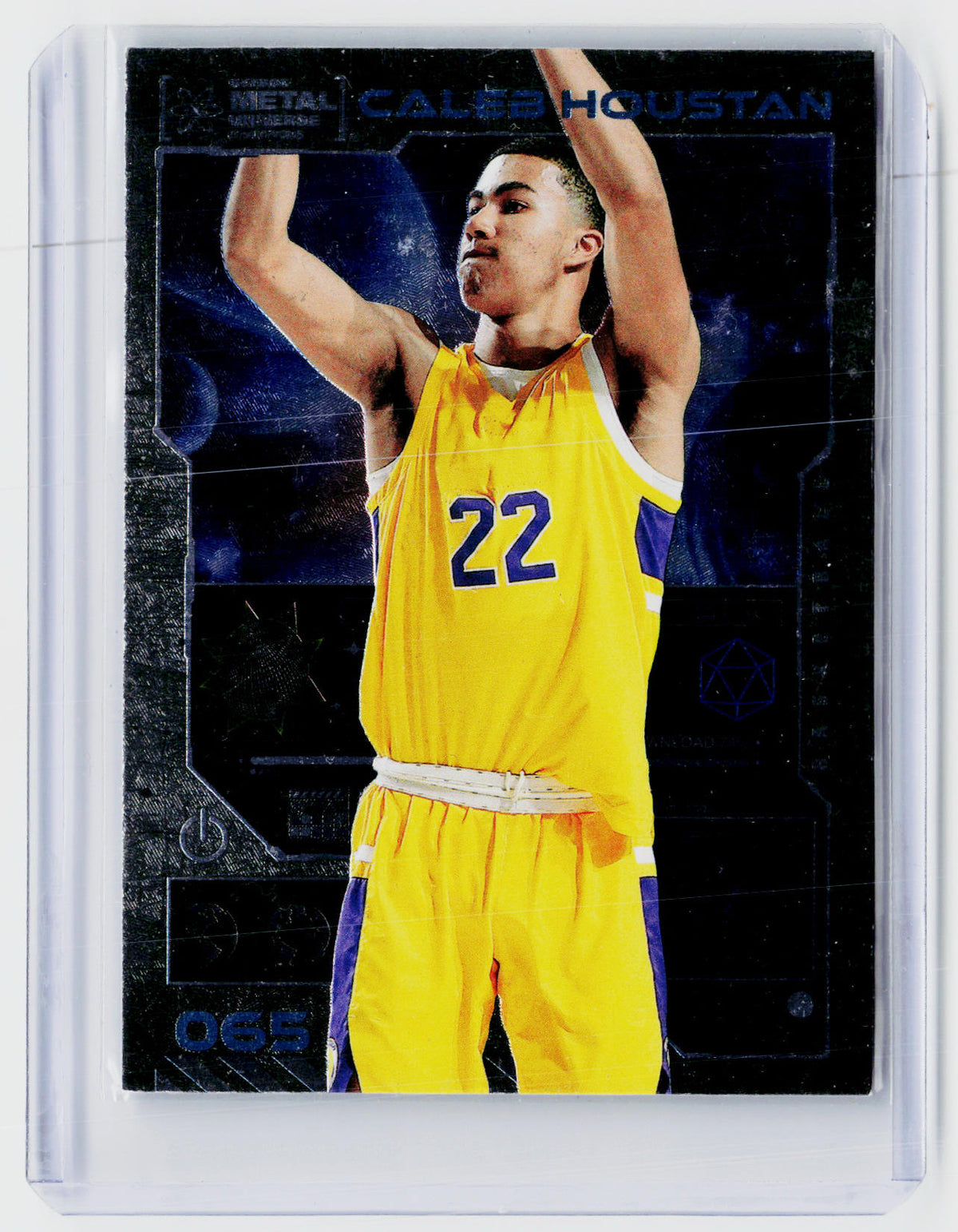 2023 Skybox Metal Universe Champions Caleb Houstan Rookie Card - front