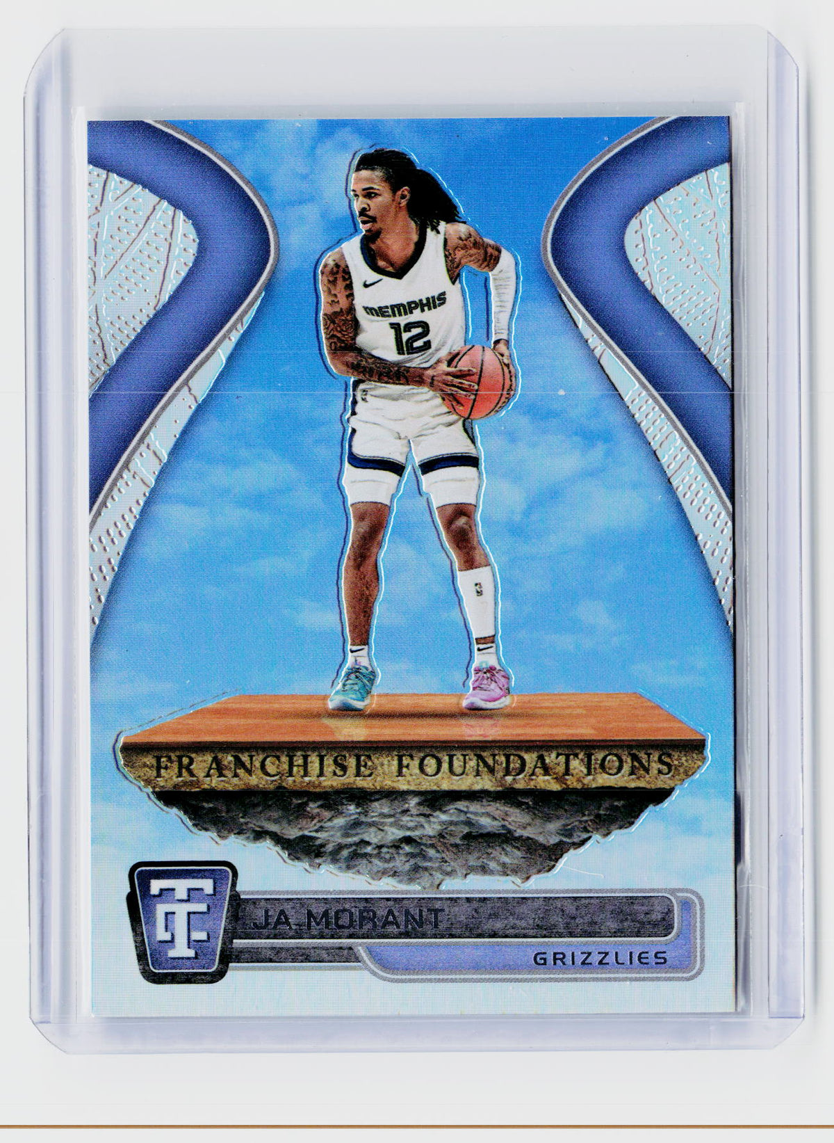 2024-25 Panini Totally Certified Franchise Foundations Ja Morant #10 Memphis Grizzlies - front