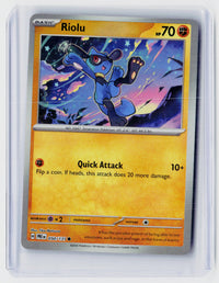 2025 Pokémon Prismatic Evolutions Riolu #050/131 - front