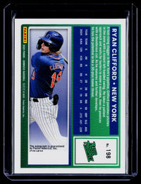 2025 Panini Donruss Rated Prospect Ryan Clifford #198 Autograph - back