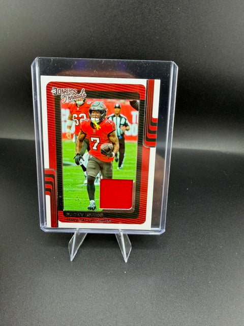 2025 Panini Donruss Threads Bucky Irving Memorabilia #DTH-BIG - front
