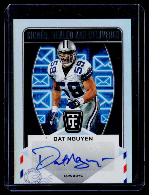 2024 Panini Totally Certified Football Signed, Sealed and Delivered Dat Nguyen Autograph #SSD-DNN - front