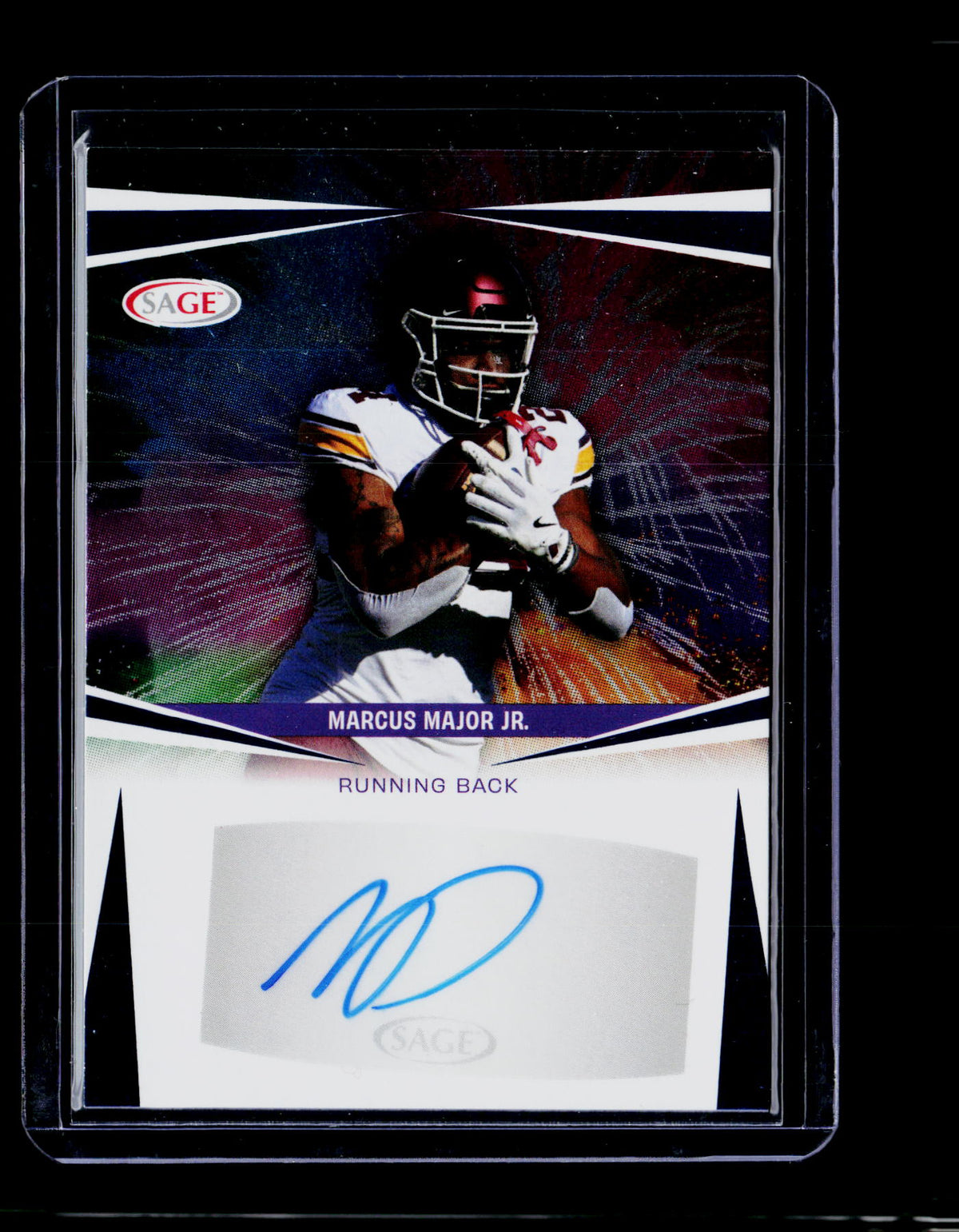 2025 SAGE Autograph Marcus Major Jr. Autograph Card #A-MMJ - front