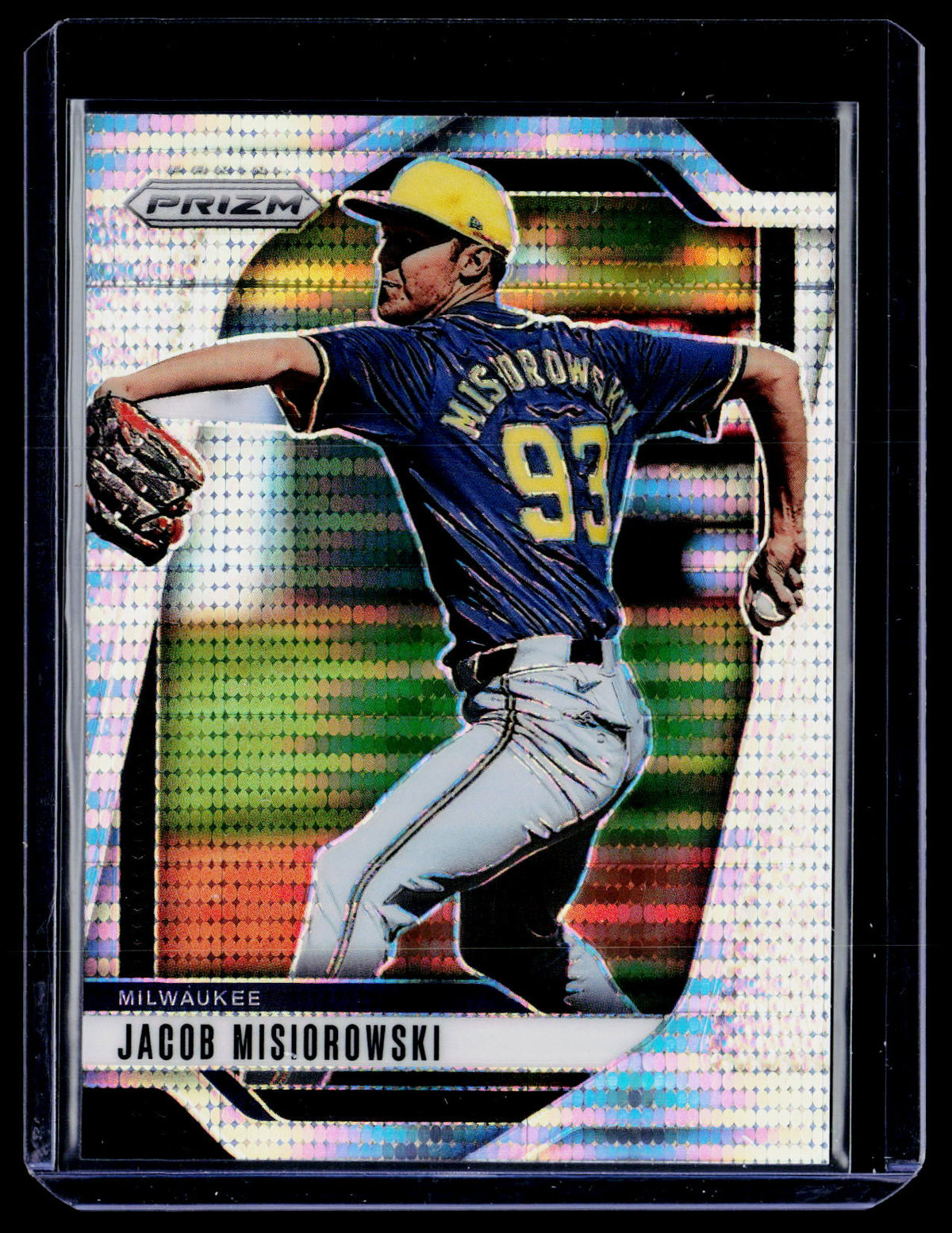2025 Panini Prizm Baseball Jacob Misiorowski #4 pulsar /499 - front