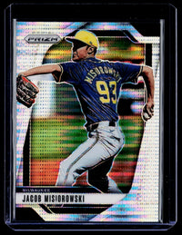 2025 Panini Prizm Baseball Jacob Misiorowski #4 pulsar /499 - front