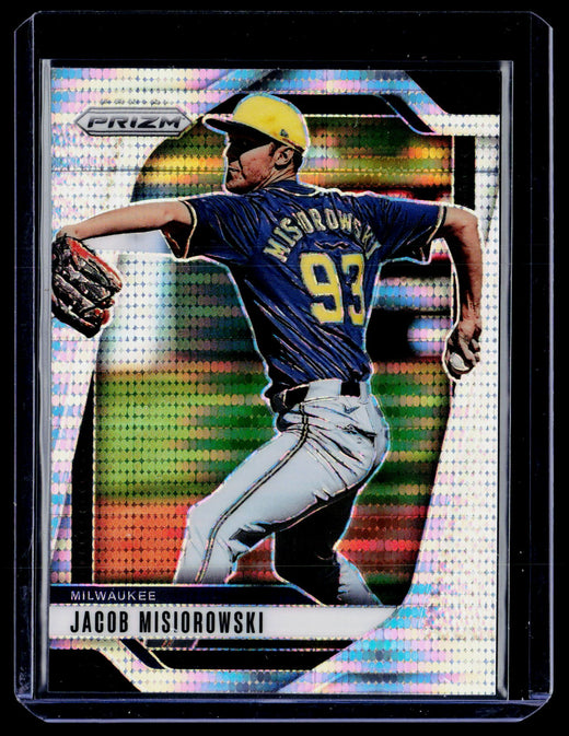 2025 Panini Prizm Baseball Jacob Misiorowski #4 pulsar /499 - front