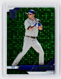 2026 Panini Donruss Elite Baseball Josh Hamilton #91 Green Texas Rangers - front