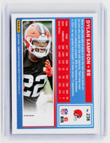 2025 Panini Donruss Optic Football Dylan Sampson Rated Rookie #238 Cleveland Browns - back