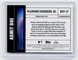 2026 Topps Chrome Big Ticket Player Vladimir Guerrero Jr. BTP-17 - back