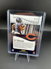 2024 Panini Zenith Z-Team DJ Moore #15 143/299 Chicago Bears - back
