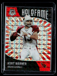 2021 Panini Mosaic Football HoloFame Silver Mosaic Kurt Warner #20 - front