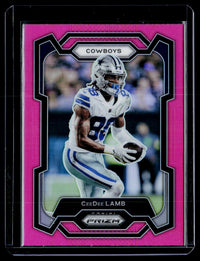 2023 Panini Prizm Football CeeDee Lamb #72 Dallas Cowboys - front