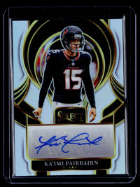 2025 Panini Select Signatures Silver Prizm Ka'imi Fairbairn #SIP-KFN Auto - front