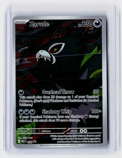 2026 Pokémon Mega Evolution Promo Zarude MEP EN 088 - front