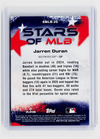 2026 Topps Stars of MLB Jarren Duran Boston Red Sox SMLB-35 - back