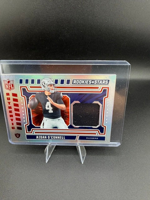 2024 Panini Rookies & Stars Aidan O'Connell NFL Authentic #NA-AOL - front
