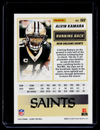 2025 Panini Score Football Alvin Kamara Artist's Proof #122 21/35 - back