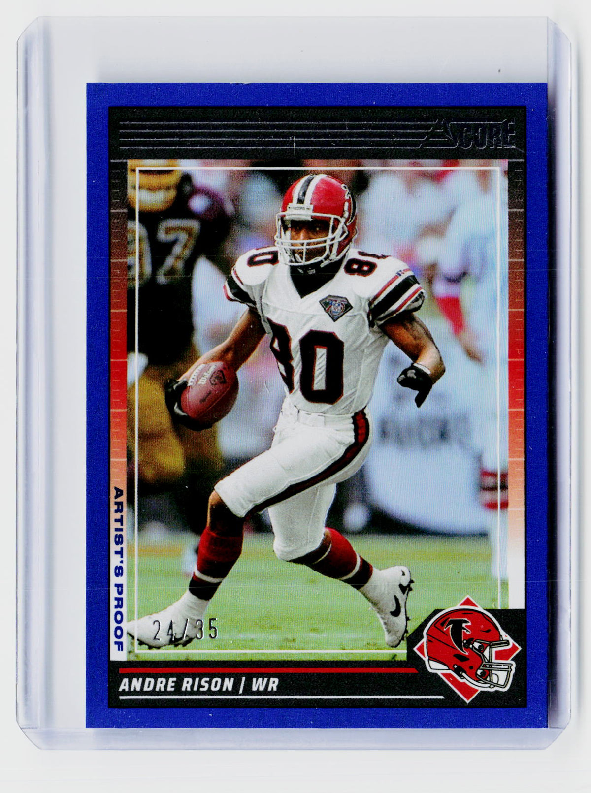 2024 Panini Score Football Andre Rison Artist's Proof #17 /35 - front