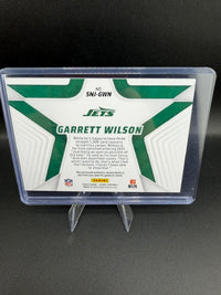 2023 Panini Score Stars of the NFL Garrett Wilson Jersey Card #SNJ-GWN - back