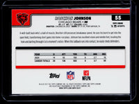 2025 Topps Chrome Roschon Johnson #55 Chicago Bears - back