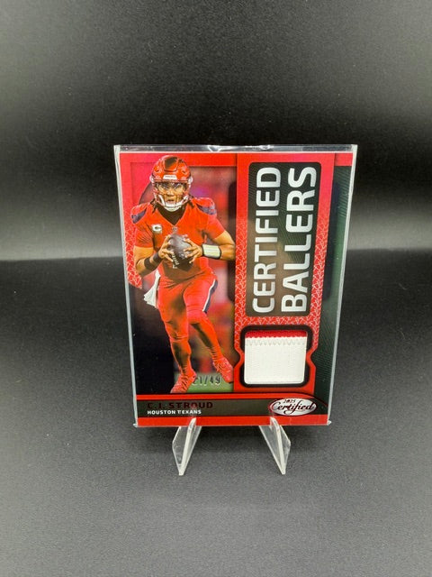 2023 Panini Certified Ballers C.J. Stroud Rookie Memorabilia #CBM-CSD /49 - front
