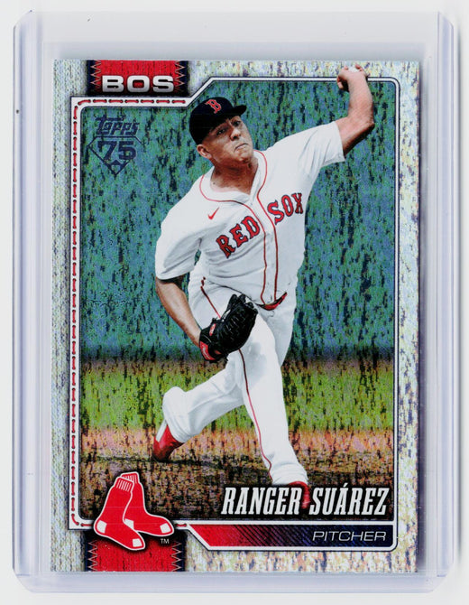 2026 Topps Series Two Ranger Suárez #440 Boston Red Sox - front