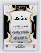 2025 Panini Select Football Jamien Sherwood Concourse #77 New York Jets - back