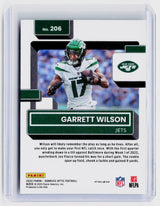 2022 Panini Donruss Optic Rated Rookie #206 Garrett Wilson New York Jets - back