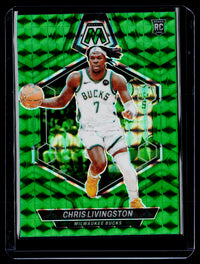 2023-24 Panini Mosaic Basketball Chris Livingston Green Mosaic Rookie #220 - front