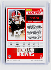 2025 Panini Score Football David Njoku #113 /299 - back