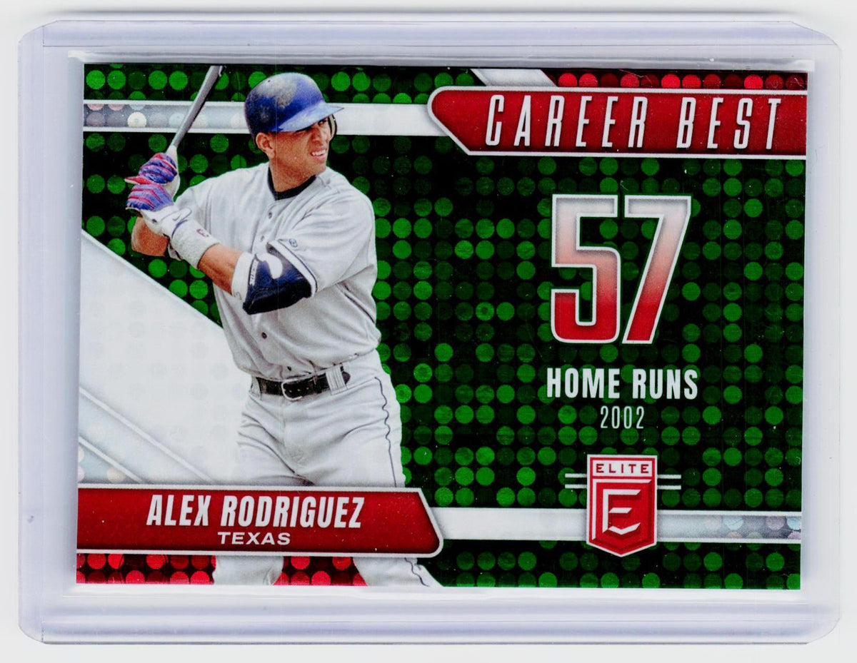 2026 Panini Donruss Elite Baseball Career Best Alex Rodriguez #16 Texas - front