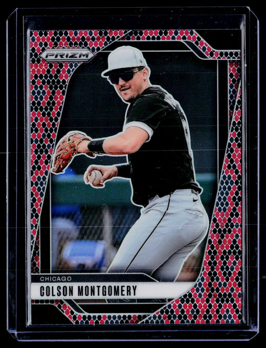 2025 Panini Prizm - Colson Montgomery #262- Snakeskin Prizm SSP - front