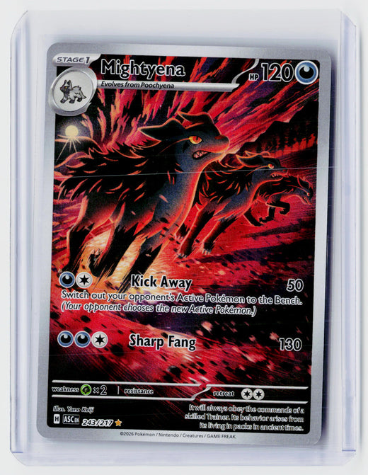 2026 Pokémon Ascended Heroes Mightyena Hyper Rare 243/217 - front