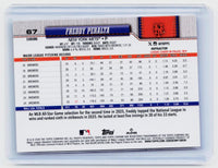 2026 Topps Chrome Refractor #67 Freddy Peralta New York Mets - back
